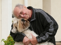 Together Again dog_old_man