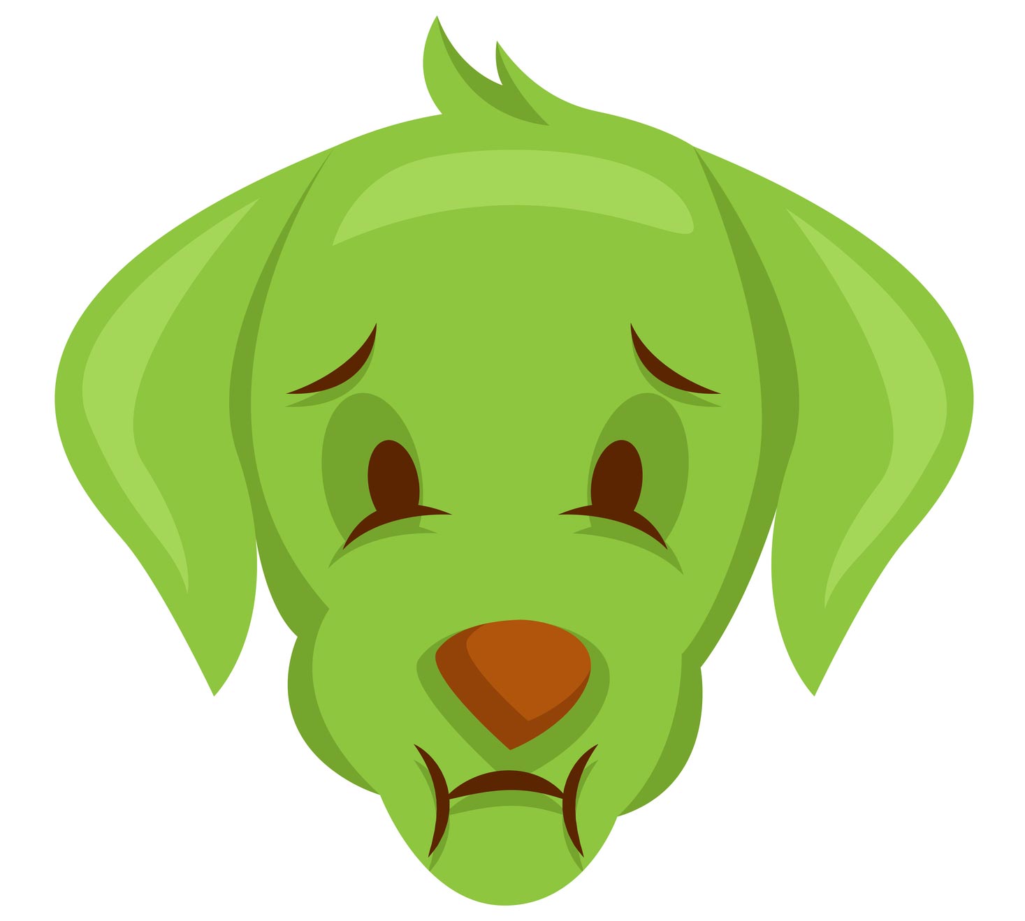 dog vomiting green bile lethargic